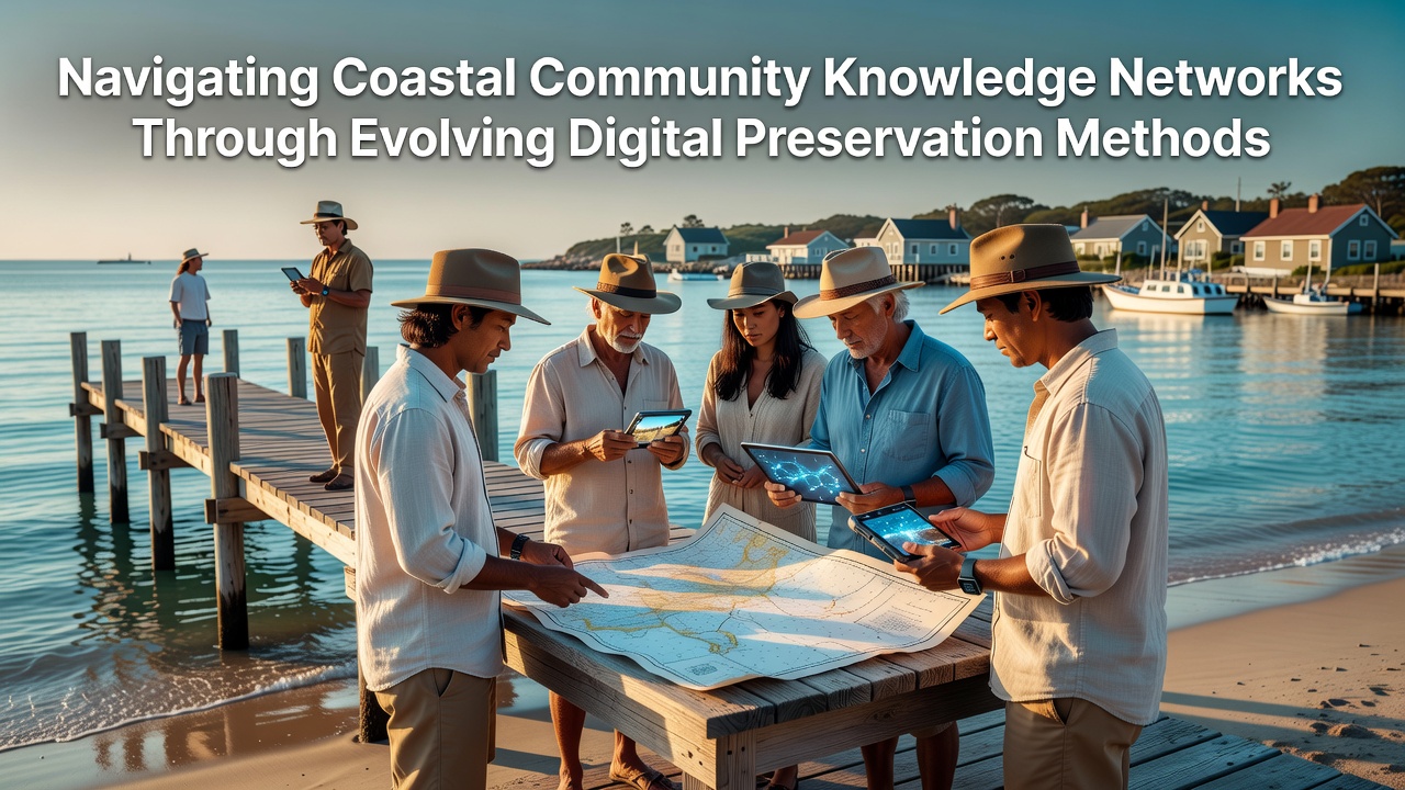 Navigating Coastal Community Knowledge Networks Through Evolving Digital Preservation Methods